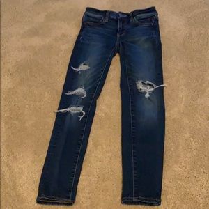 American eagle 00 short ripped jeans